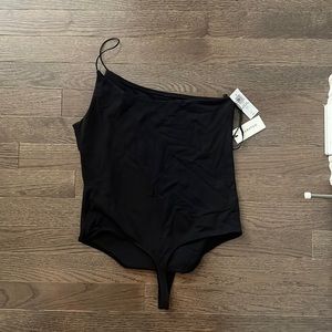 Contour one shoulder bodysuit